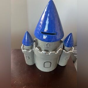 Piggy bank castle